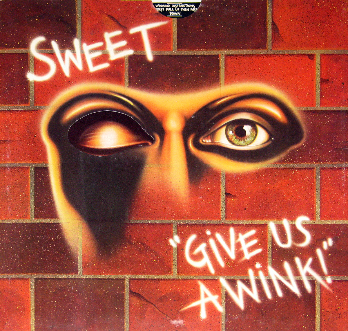 Sweet Give us a Wink / Wank Gimmick Cover England